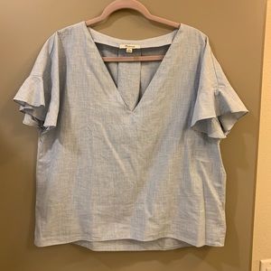 FINAL PRICE * Madewell flutter sleeve top